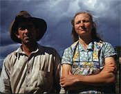 Faro and Doris Caudill, homesteaders, Pie Town, New Mexico