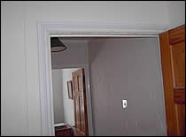 Photo of door frame.