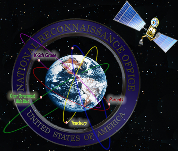 NRO seal with globe and orbits