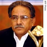 Former Nepalese rebel leader and chairman of Communist Party of Nepal, Maoist Pushpa Kamal Dahal, known as Prachanda