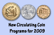 New Circulating Coin Program for 2009
