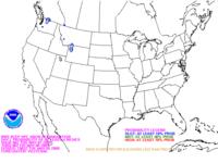 Probability of snowfall greater than or equal to 4 inches