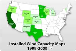 Click on this installed capacity map to view a larger version.