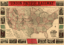 New Map of the Union Pacific Railway