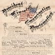 An illustrated Emancipation Proclamation.