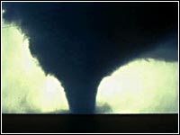Photo of a tornado