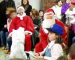 Photo of Santa and kids