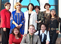 Jordan Earl (front row center) with his fellow teachers in Tashkent.