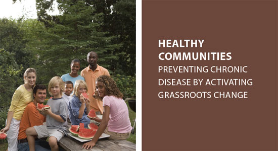Healthy Communities At A Glance cover 