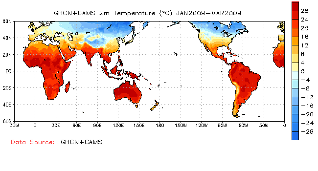 Seasonal 2m Temperature