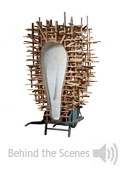 Image: Martin Puryear, American (born 1941) C.F.A.O., 2006-2007 painted and unpainted pine and found wheelbarrow Courtesy the artist and Donald Young Gallery, Chicago © 2008 Martin Puryear. Photo Richard P. Goodbody