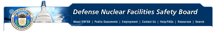 Defense Nuclear Facilities Safety Board