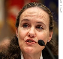 Defense Undersecretary for Policy Michele Flournoy during testimony on Capitol Hill, (File)