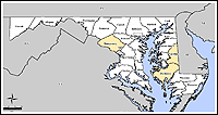 Map of Declared Counties for Disaster 1652