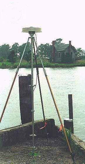 image: GPS setup at Blackwater Wildlife Refuge