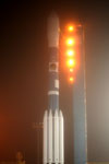 Delta II space booster launches