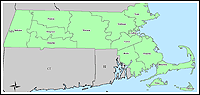 Map of Declared Counties for Emergency 3252