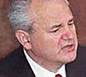 Former Yugoslav President Slobodan Milosevic who was put on trial for war crimes at the International Criminal Tribunal, The Hague.