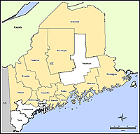 Map of Declared Counties for Disaster 1591