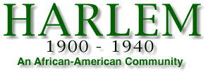 Harlem 1900-1940: An African-American Community