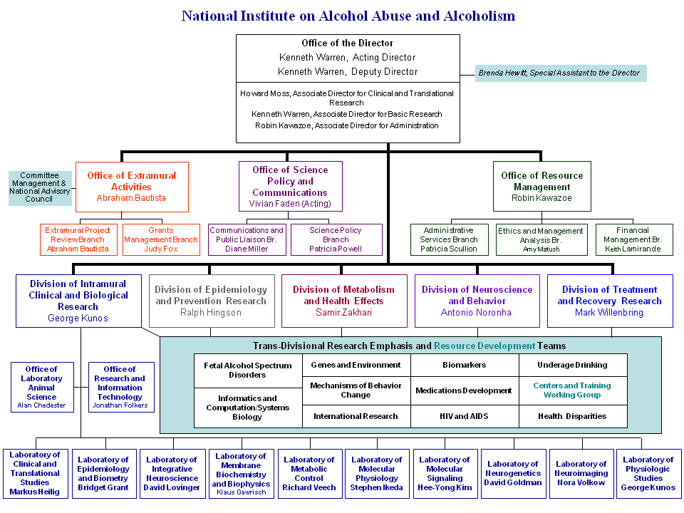 NIAAA Org Chart