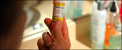 Photo: Prescription pill bottle