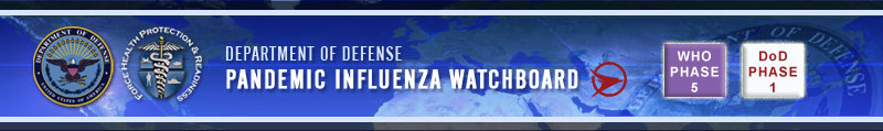 Department of Defense Pandemic Influenza Watchboard
