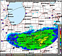 Local Radar for Northern Indiana - Click to enlarge