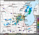 Local Radar for Milwaukee/Sullivan, WI - Click to enlarge