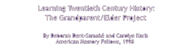 The Grandparent/Elder Project