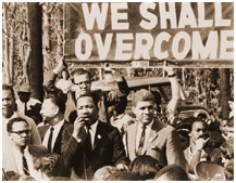 picture - Dr. Martin Luther King, Jr. addressing a crowd on a street in Lakeview, N.Y., May 12th.