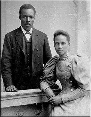 Couple (African-American 
                    man and woman)
