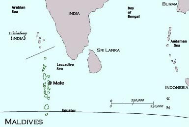 Map of Maldives