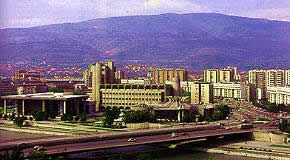 View of Skopje, capital of Macedonia