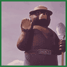 Detail of Photograph of Smokey the Bear Mascot ... Near the Canadian Border, July 1973 (ARC ID 554205)