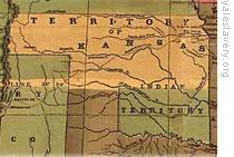 A map of the Territory of Kansas