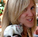 Rachel Toor and her rat Iris