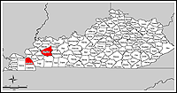 Map of Declared Counties for Disaster 1617