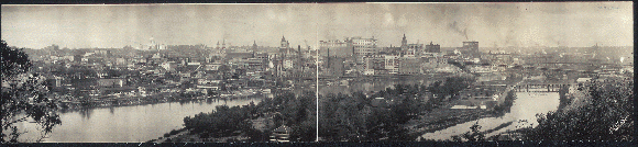 Panoramic view of St. Paul, Minn.