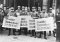 During the anti-Jewish boycott, SA men carry ...