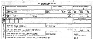 Sample of a DD Form 214