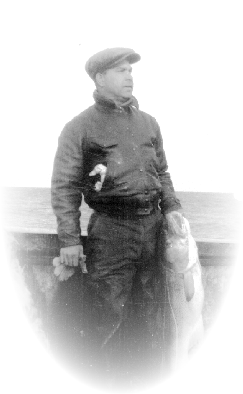 Fisherman standing on boat