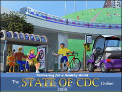 Foto 1: Portada del informe anual de los CDC del 2008