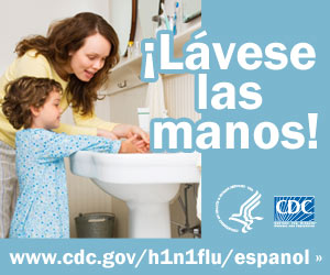 Muéstrele a su hijo cómo lavarse las manos. Para obtener más información consulte www.cdc.gov/h1n1flu/espanol/