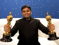 A.R. Rahman holds Oscar for Best Original Song and Best Original Score for &amp;#39;Slumdog Millionaire&amp;#39;