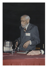 [Michael Heidelberger at the 1988 Meeting of the Federation of American Societies for Experimental Biology (FASEB)]. [3 May 1988].