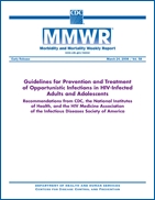 Prevention and Treatment of Opportunistic Infections Guidelines