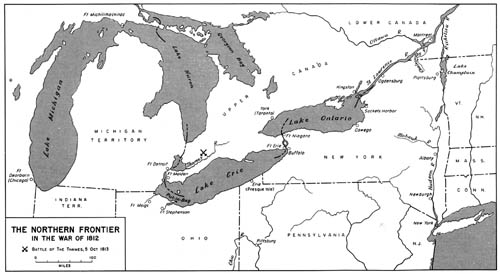 Map 15: The Northern Frontier in the War of 1812