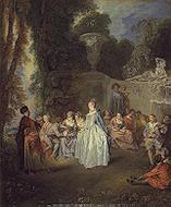 Image: Jean-Antoine Watteau, Venetian Pleasures, c. 1718-1719