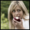 Photo: A woman eating an apple